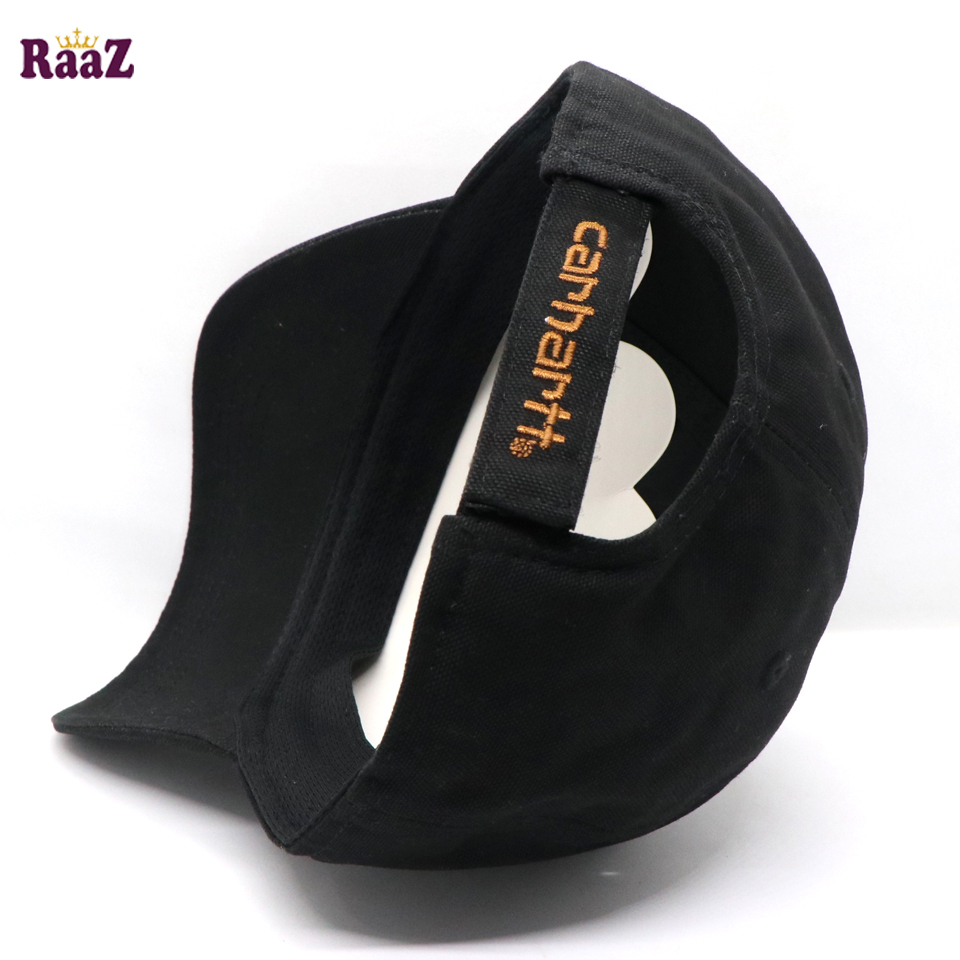 Picture of Carhartt Black Brand Leather Logo Export Quality Baseball Cap