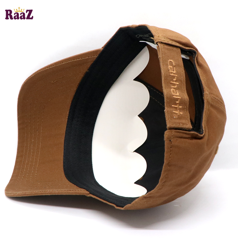 Picture of Carhartt Brown Brand Leather Logo Export Quality Baseball Cap