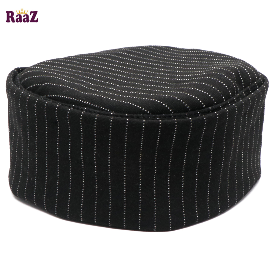 Picture of Black Stripe High GSM Full Elastic Ramadan Prayer Tupi