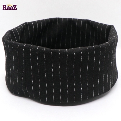 Picture of Black Stripe High GSM Full Elastic Ramadan Prayer Tupi