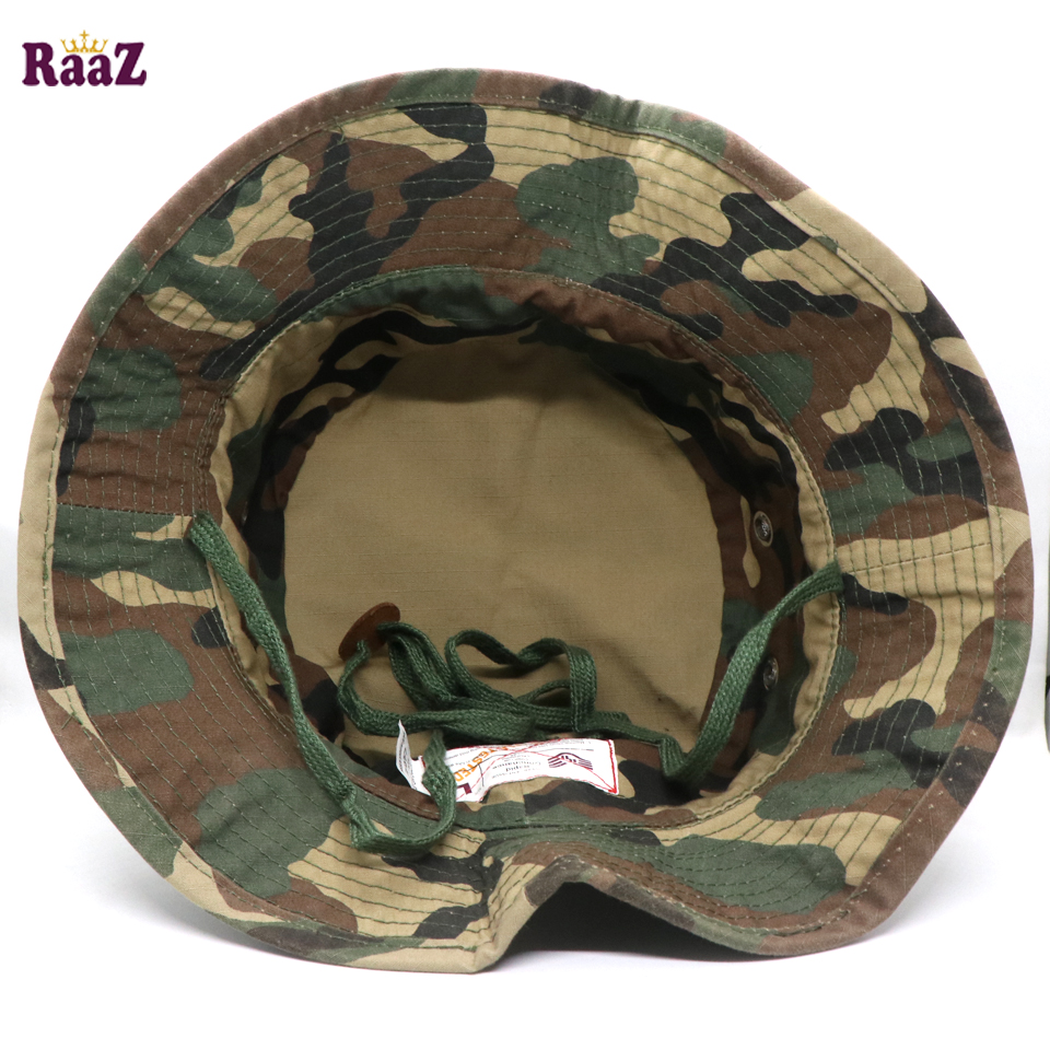 Picture of Camo Parachute Fabric With Adjustable Lace Wide Brim Hat