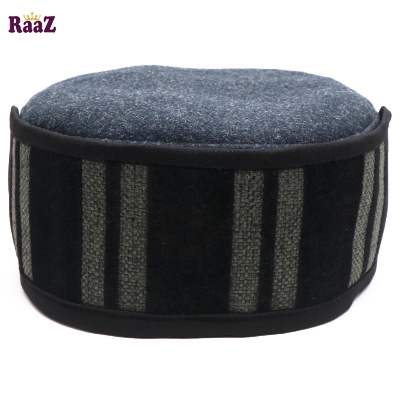 Picture of Mix Blue Black Stripe Salman Shah Tupi