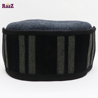 Picture of Mix Blue Black Stripe Salman Shah Tupi