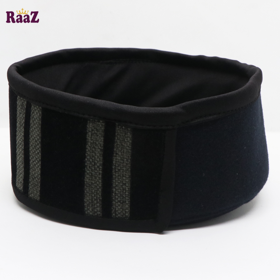 Picture of Navy Blue Black Stripe Salman Shah Tupi