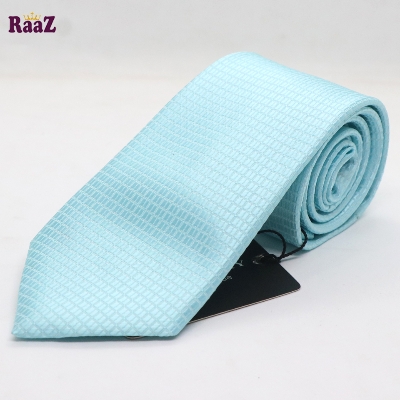 Picture of Aqua Small Rectangle Premium Necktie For Men