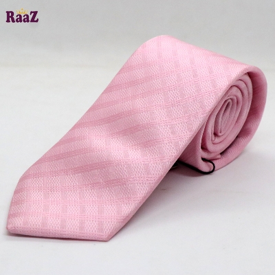 Picture of Pink Square Stripe Necktie For Men