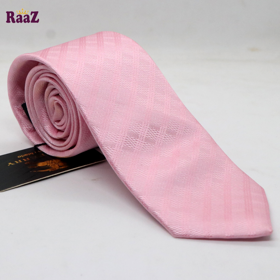 Picture of Pink Square Stripe Necktie For Men