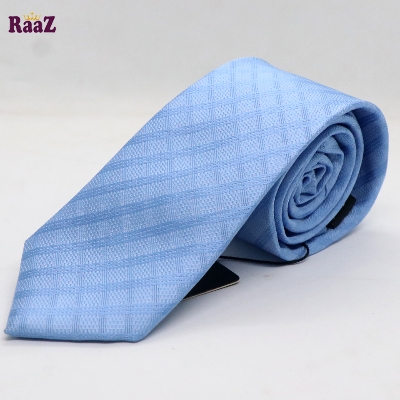 Picture of Blue Small Square Tie For Men