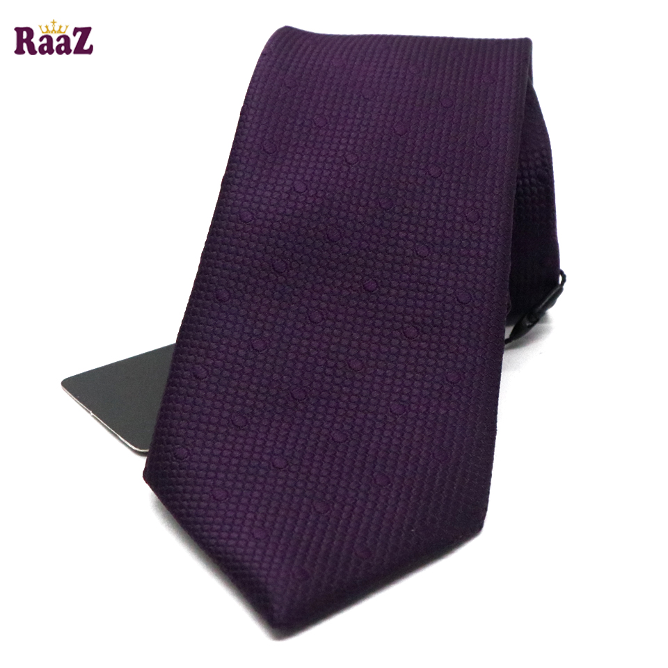 Picture of Deep Purple Circle Dot Tie For Men
