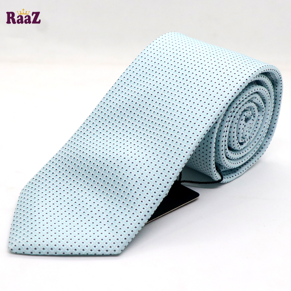 Picture of Soft Green Small Black Dot Tie For Men