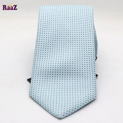 Picture of Soft Green Small Black Dot Tie For Men