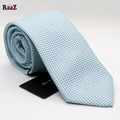 Picture of Soft Green Small Black Dot Tie For Men