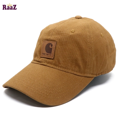 Picture of Brown Brand Leather Logo Export Quality Baseball Cap