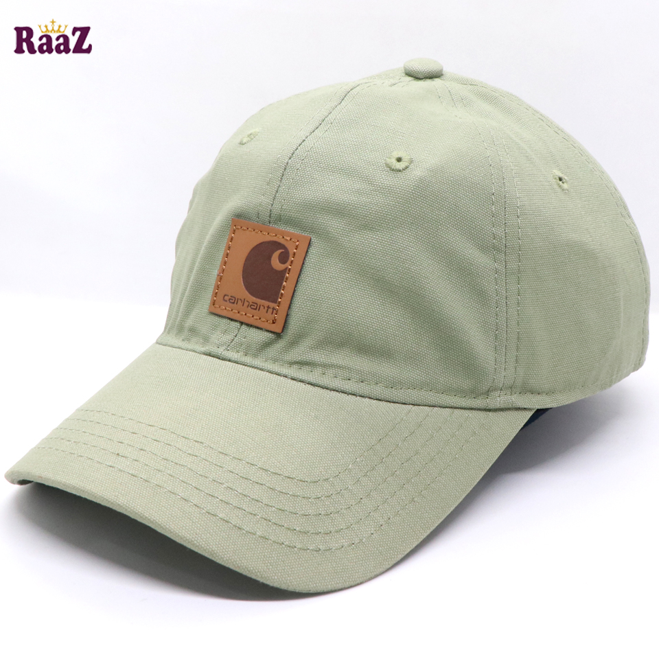 Picture of Light Green Brand Leather Logo Export Quality Baseball Cap