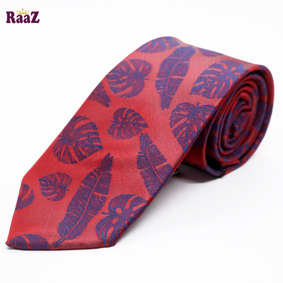 Picture of Maroon Regal Heritage Patterned Weave Classic Tie For Men