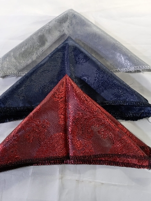 Picture of 3Pc Floral Design Pocket Square Set For Men