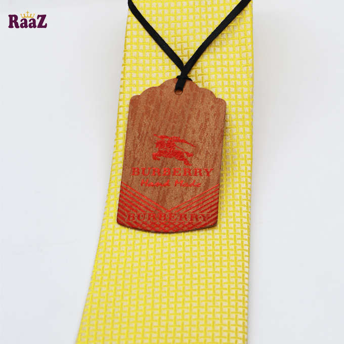 Picture of Yellow Handmade Men's Necktie For Mal Tie For Men