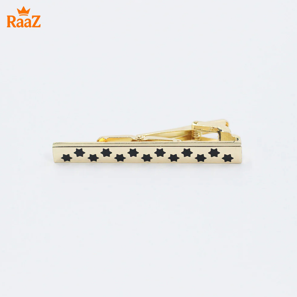 Picture of Star Shape Shiny Finish, Supreme Function Tie Clip For Men