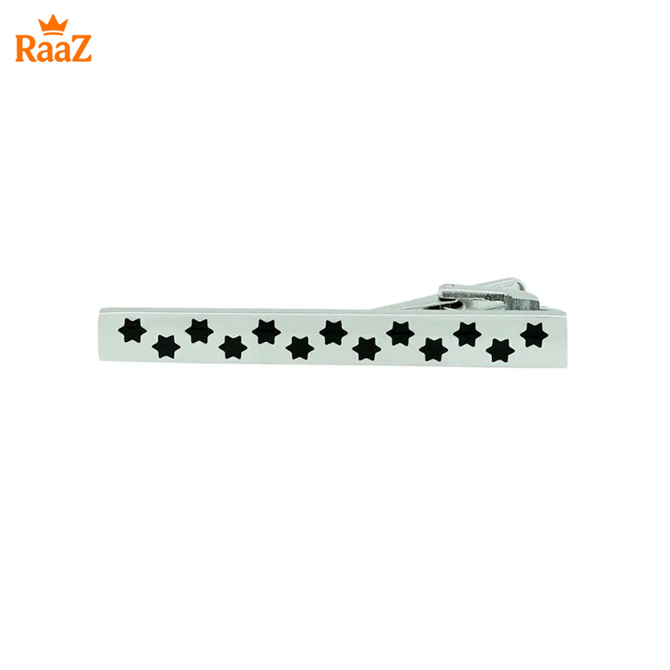 Picture of Star Shape Shiny Finish, Supreme Function Tie Clip For Men