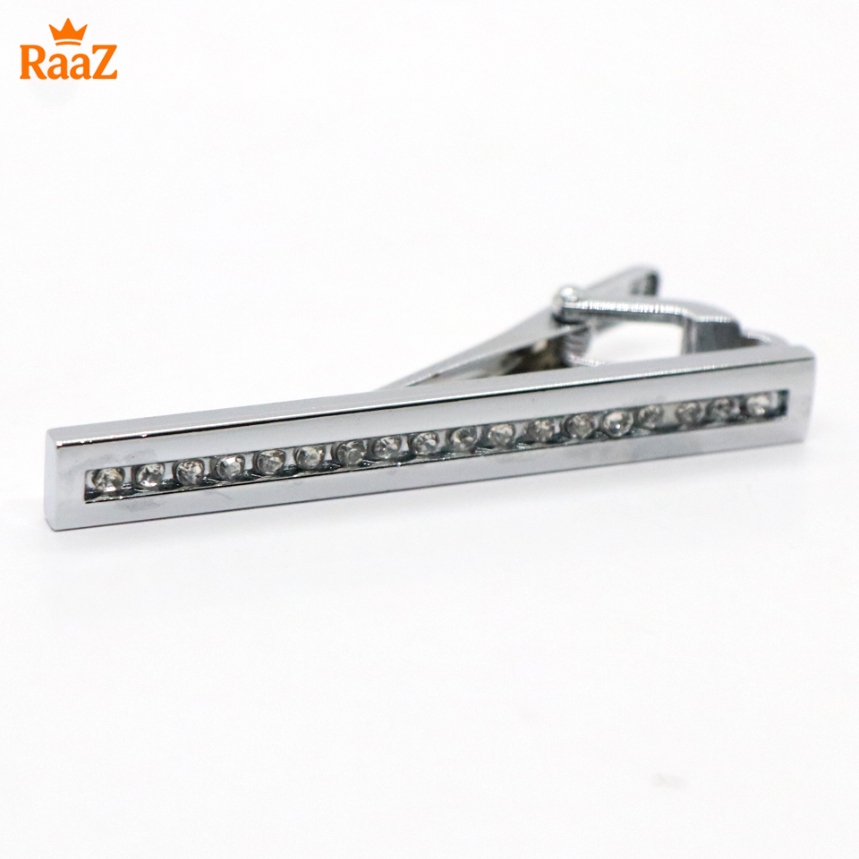 Picture of Silver Noble Edge Elite Crafted Tie Clip for Men