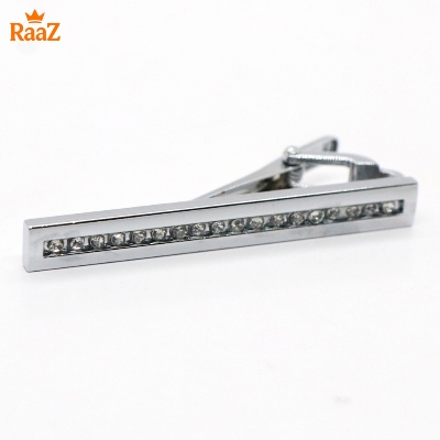 Picture of Silver Noble Edge Elite Crafted Tie Clip for Men