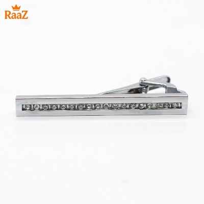 Picture of Silver Noble Edge Elite Crafted Tie Clip for Men