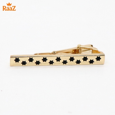 Picture of Golden Star Shape Tie Clip For Men