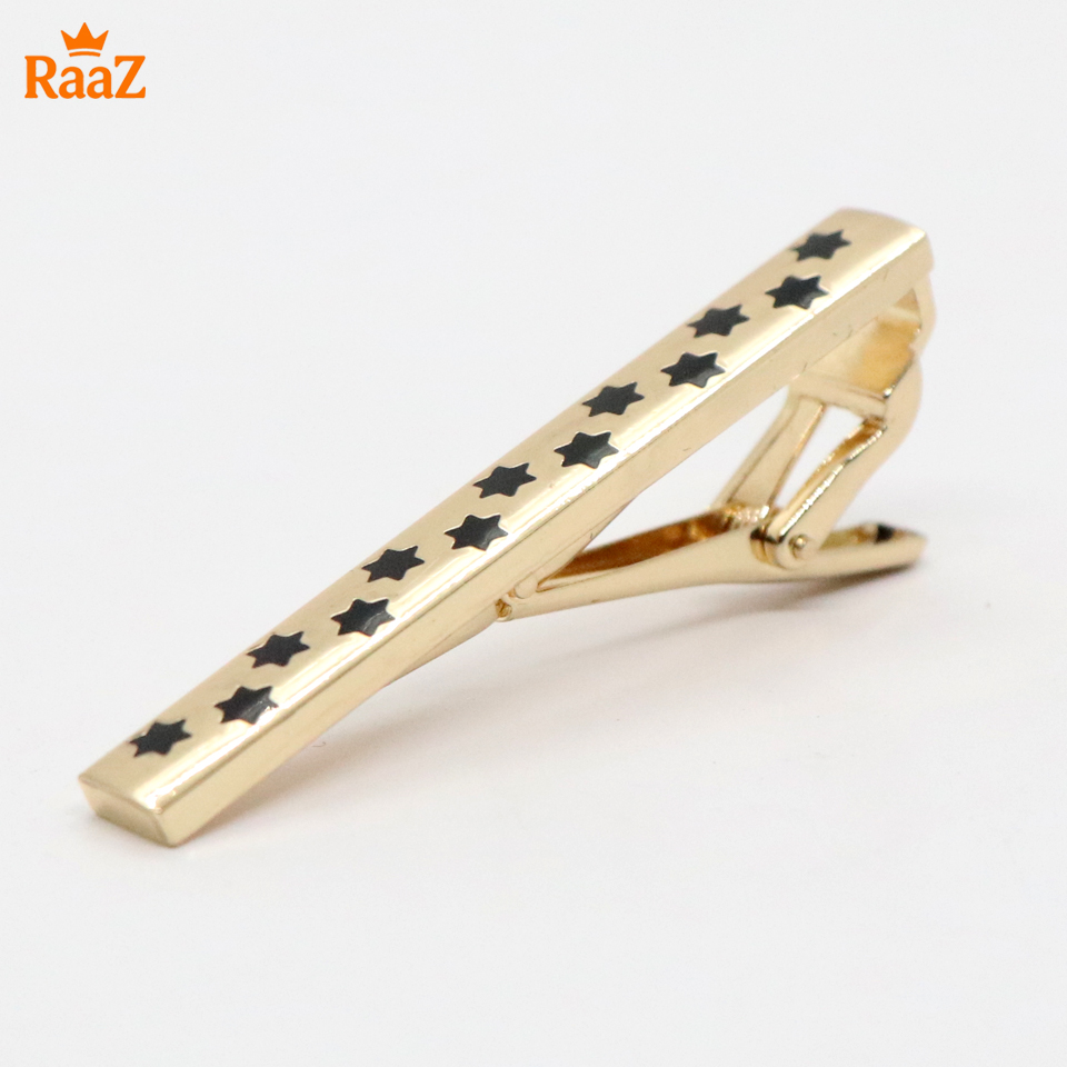Picture of Golden Star Shape Tie Clip For Men
