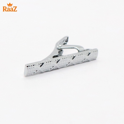 Picture of Silver Cross Design Stainless Steel Tie Clip for Men