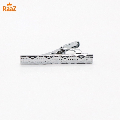 Picture of Silver Cross Design Stainless Steel Tie Clip for Men