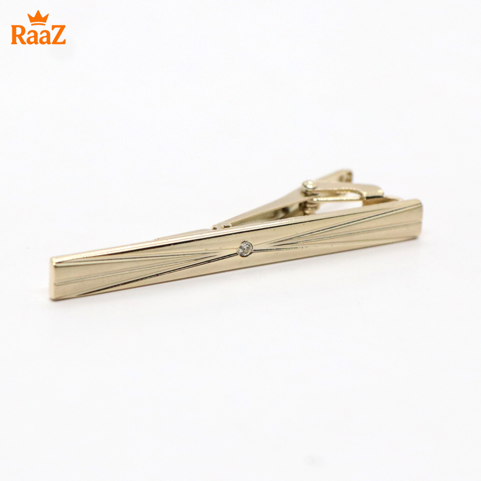 Picture of Golden Stone Stainless Steel Tie Clip for Men