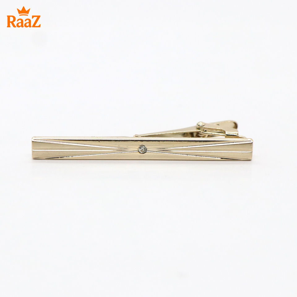 Picture of Golden Stone Stainless Steel Tie Clip for Men
