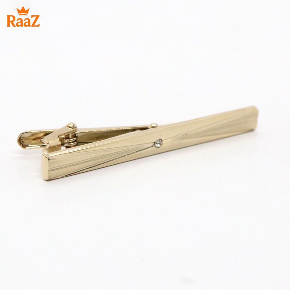 Picture of Golden Stone Stainless Steel Tie Clip for Men