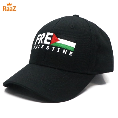 Picture of FREE PALESTINE Embroidery Logo Curved Visor Cap