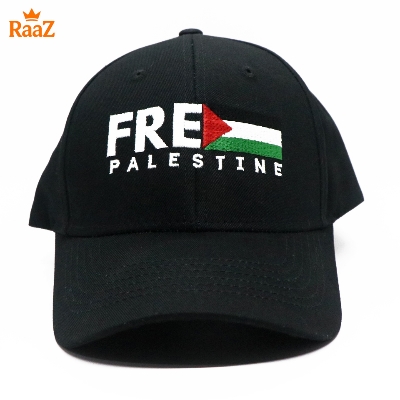 Picture of FREE PALESTINE Embroidery Logo Curved Visor Cap