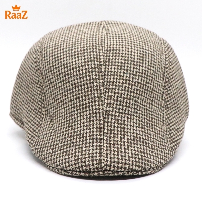 Picture of Brown Small Design Luxury Wool Blend Ivy Hat For Men