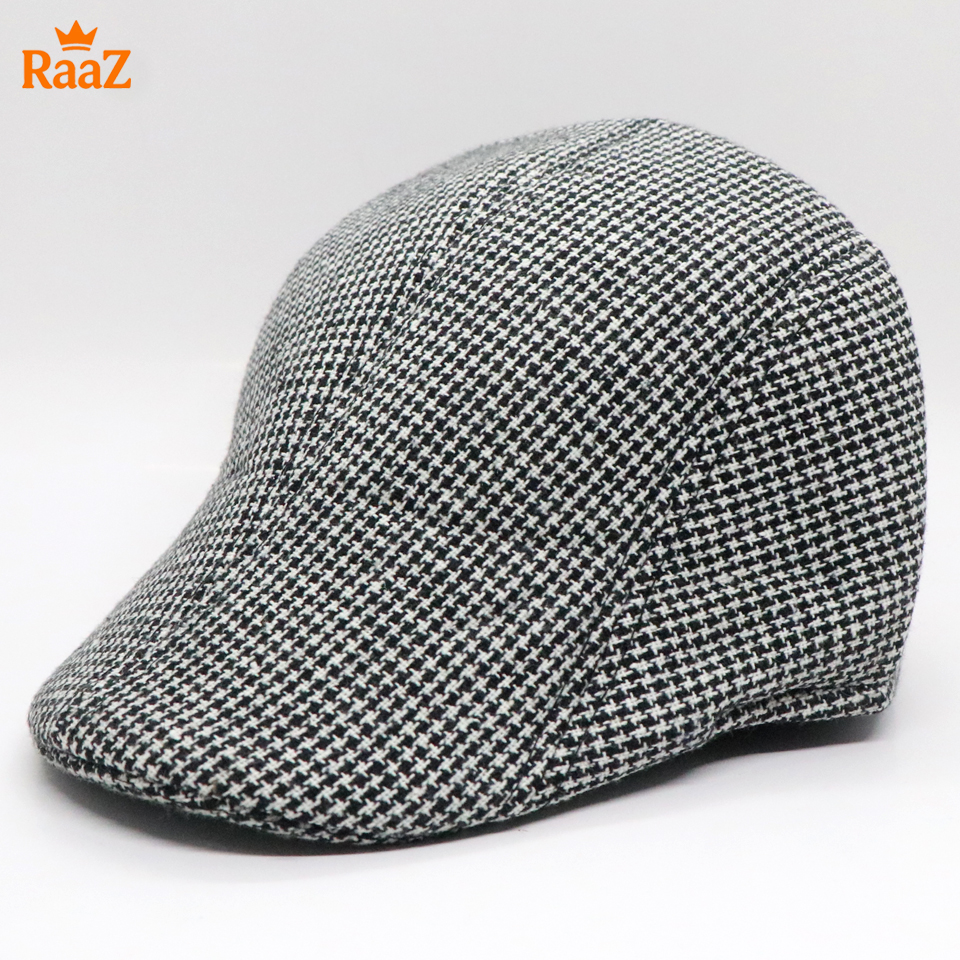 Picture of White Small Design Luxury Wool Blend Ivy Hat For Men