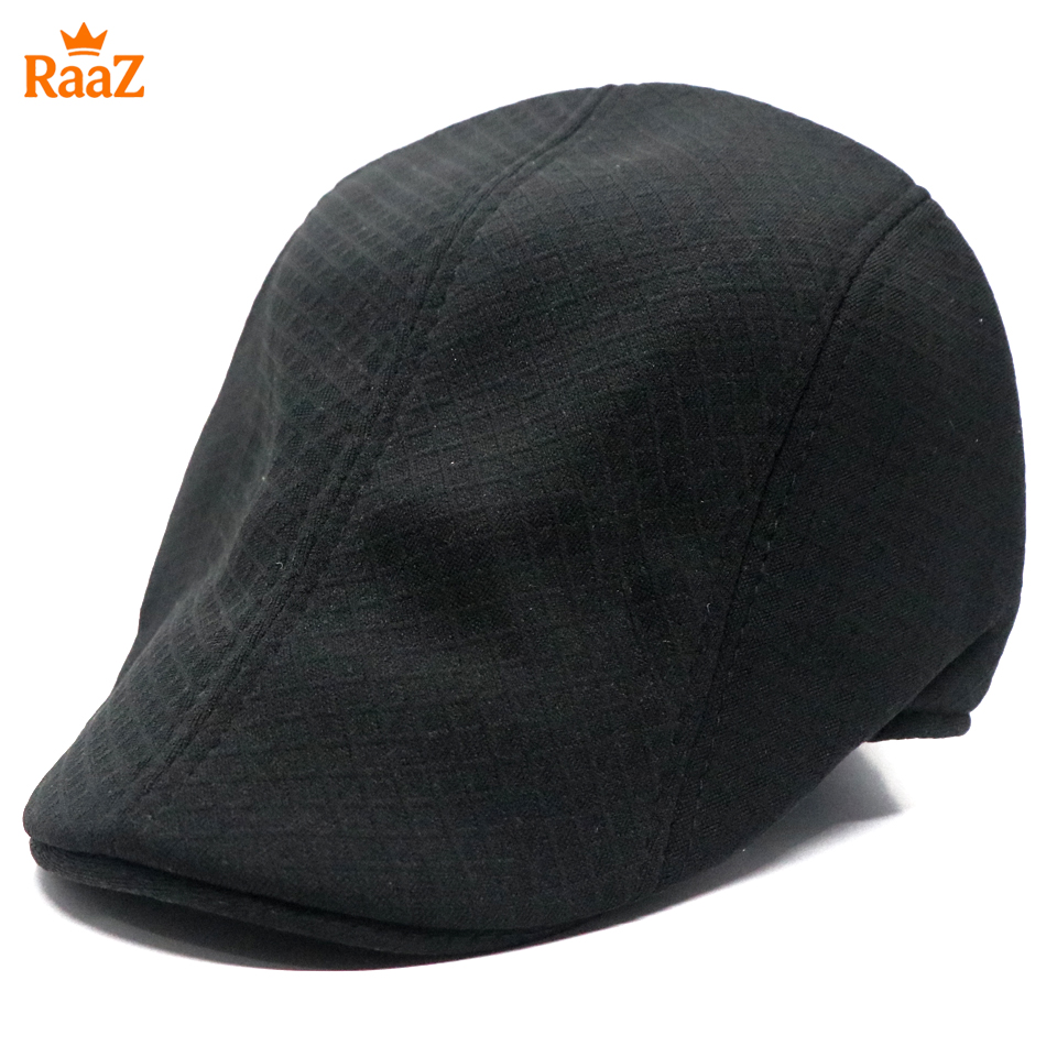 Picture of Black Classic Heritage Ivy Cap For Men