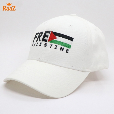 Picture of FREE PALESTINE Embroidery Logo Curved Visor Cap