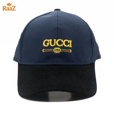 Picture of Velvet GG Embroidery Logo Cotton Curved Visor Cap