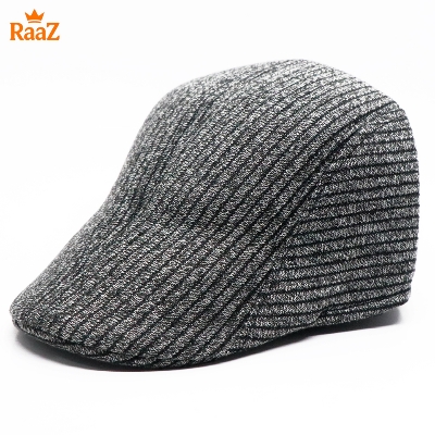 Picture of Grey Streetwise Wool Panel Cap For Men