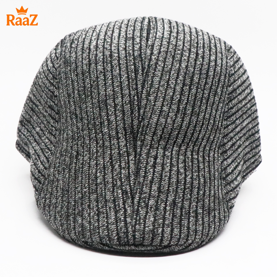 Picture of Grey Streetwise Wool Panel Cap For Men
