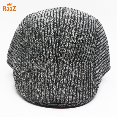 Picture of Grey Streetwise Wool Panel Cap For Men