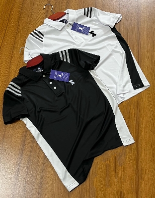 Picture of SMUG Premium Combo Offer Polo shirt -  Black, White- 2 pis combo