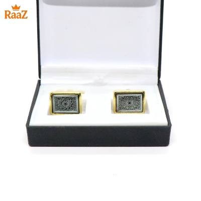 Picture of Floral Crest Antique Cufflink For Men