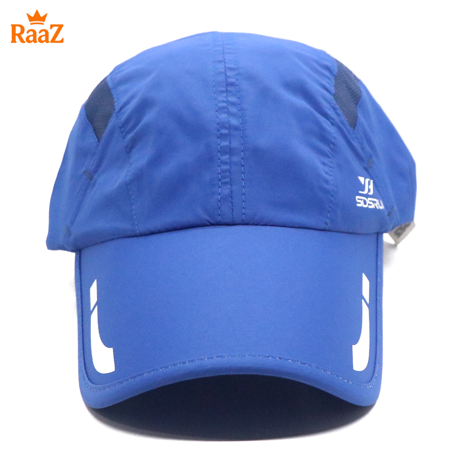 Picture of Blue SDRUI Ultra-Lightweight Parachute Mesh Running Cap For Men