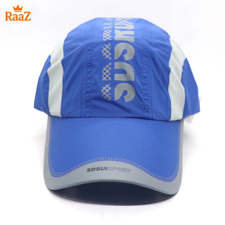 Picture of Blue SDRUI Trendy Parachute Mesh Streetwear Cap For Men