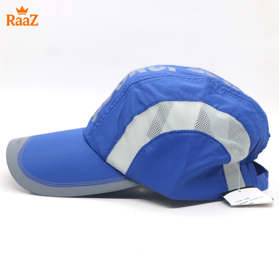 Picture of Blue SDRUI Trendy Parachute Mesh Streetwear Cap For Men