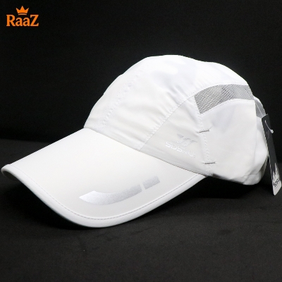 Picture of Full White SDSRUL Classic Adjustable Parachute Mesh Casual Cap For Men