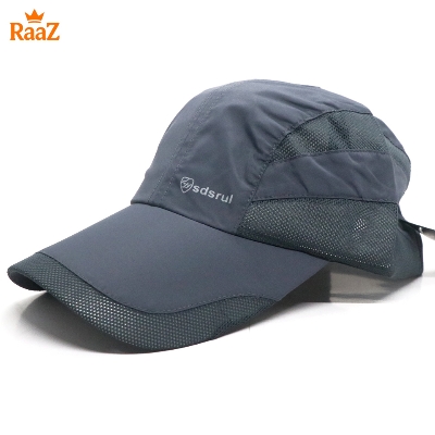 Picture of Grey SDSRUL Ultra-Lightweight Parachute Mesh Running Cap For Men
